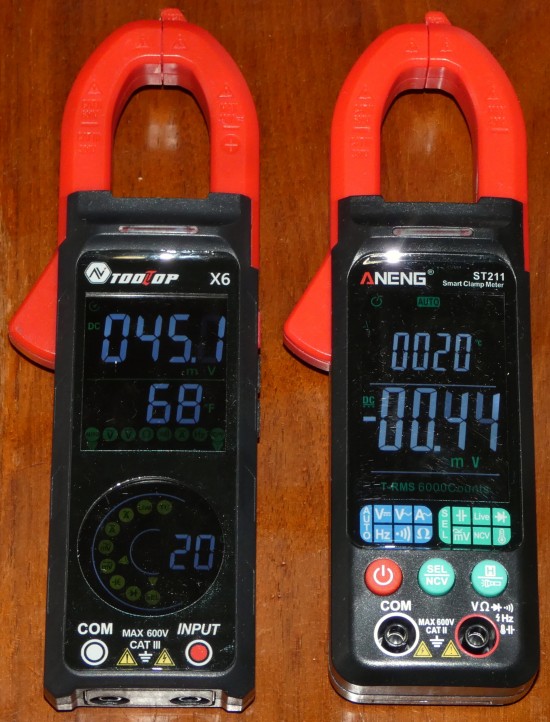 ToolTop X6 und ANENG ST211 Smart Clamp Meter